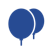 Icon of two balloons.