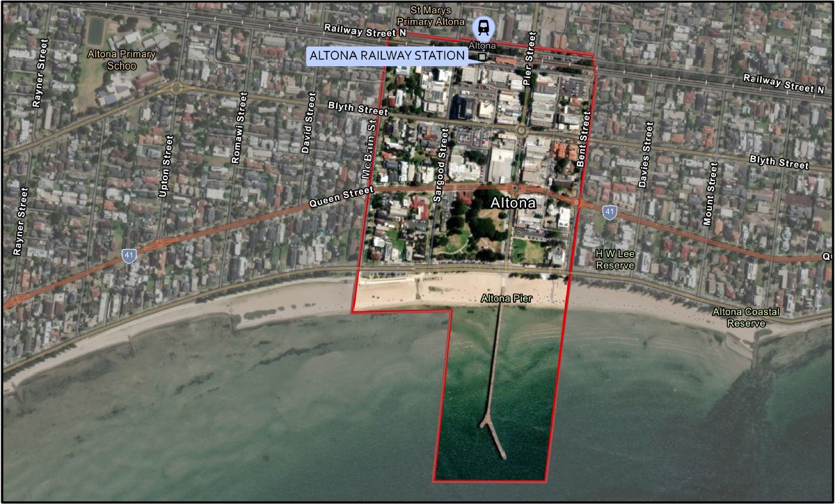 Public notice - Altona and CBD map - OMNI 21 November 2025 - in-page