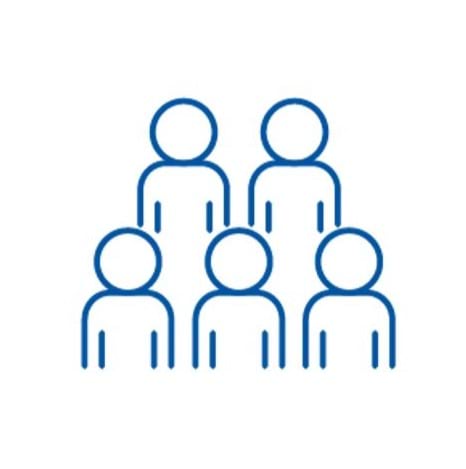 Icon of several people standing together