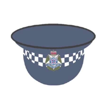 Icon of Victoria Police cap