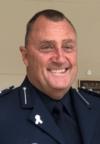 Stephen Braithwaite, wearing his police uniform. 